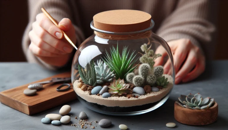 Passo a passo para fazer um terrário decorativo