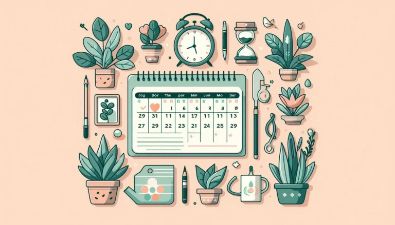 Como montar um calendário de cuidados com as plantas